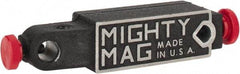 Made in USA - 4-1/2" Long x 1" Wide x 1-1/4" High Magnetic Indicator Base - 45 Lb Magnetic Pull - Benchmark Tooling