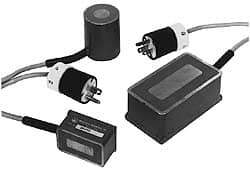 Mag-Mate - 2" Diam, 8 Watts, 150 Lb Max Magnetic Pull Electromagnet - 1/4-20 Thread, 120 AC Output Voltage - Benchmark Tooling