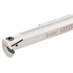 Iscar - GEHI, Internal, Left Hand, 3mm Max Depth of Cut, 1.9 to 2.4mm Groove Width, Indexable Grooving Tool Holder - GE.. Insert Compatibility, 16mm Shank Width, 160mm OAL, Through Coolant - Benchmark Tooling