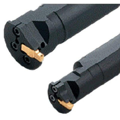 Iscar - GHAI, Internal, Left Hand, Indexable Grooving Tool Holder - 32mm Shank Width, 200mm OAL, Through Coolant - Benchmark Tooling