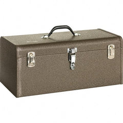 Kennedy - 1 Tray Tool Box - 20-1/8" Wide x 7-1/8" Deep x 7-1/4" High, Steel, Brown - Benchmark Tooling