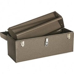 Kennedy - Tool Box - 24-1/8" Wide x 8-5/8" Deep x 9-3/4" High, Steel, Brown - Benchmark Tooling