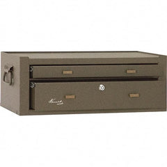 Kennedy - 2 Drawer Brown Drawer Chest Base - 21-5/8" Wide x 7-7/8" High x 9-5/8" Deep, Use with Chest 520 - Benchmark Tooling