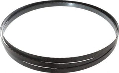 Starrett - 24 TPI, 7' 9" Long x 1/2" Wide x 0.025" Thick, Welded Band Saw Blade - Carbon Steel, Toothed Edge, Wavy Tooth Set, Flexible Back, Contour Cutting - Benchmark Tooling