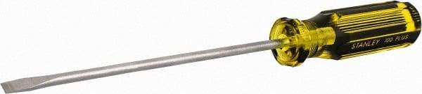 Stanley - Standard Slotted Screwdriver - Round Shank, Acetate Handle - Benchmark Tooling