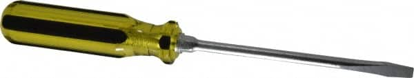 Stanley - Standard Slotted Screwdriver - Round Shank, Acetate Handle - Benchmark Tooling