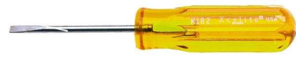 Xcelite - Standard Slotted Screwdriver - Round Shank, Acetate Handle - Benchmark Tooling