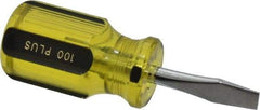 Stanley - Standard Slotted Screwdriver - Round Shank, Acetate Handle - Benchmark Tooling