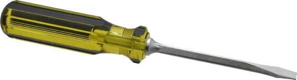 Stanley - Standard Slotted Screwdriver - Square Shank, Acetate Handle - Benchmark Tooling