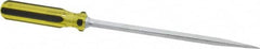 Stanley - 3/8" Blade Width, 15-1/4" OAL, Standard Slotted Screwdriver - 10" Blade Length, Square Shank, Acetate Handle - Benchmark Tooling