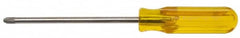 Xcelite - #3, 10-1/2" OAL, Standard Phillips Screwdriver - 6" Blade Length, Round Shank, Acetate Handle - Benchmark Tooling