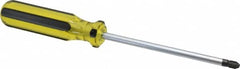 Stanley - #3, 11" OAL, Standard Phillips Screwdriver - 6" Blade Length, Round Shank, Acetate Handle - Benchmark Tooling