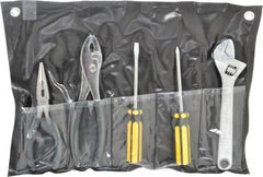 Value Collection - 5 Piece Mechanic's Tool Set - Comes in Tool Roll - Benchmark Tooling