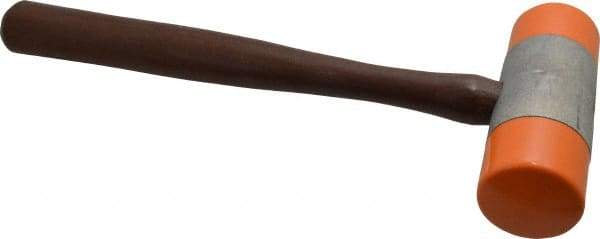 Made in USA - 2 Lb Head Plastic Faced Mallet - Wood Handle - Benchmark Tooling