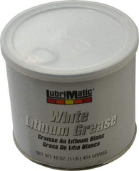 LubriMatic - 16 oz Can Lithium General Purpose Grease - White, 290°F Max Temp, NLGIG 2, - Benchmark Tooling