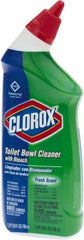 Clorox - 24 oz Bottle Gel Toilet Bowl Cleaner - Bleach Scent, Disinfectant, Nonacidic, Toilet Bowl - Benchmark Tooling