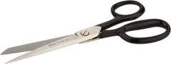 Wiss - 3-3/4" LOC, 8-1/8" OAL Inlaid Shears - Straight Handle, For General Purpose Use - Benchmark Tooling