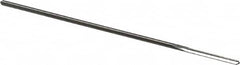 Alvord Polk - 1/16" High Speed Steel 4 Flute Chucking Reamer - Straight Flute, 0.0585" Straight Shank, 1/2" Flute Length, 2-1/2" OAL - Benchmark Tooling
