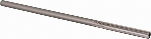 Alvord Polk - 13/64" High Speed Steel 6 Flute Chucking Reamer - Straight Flute, 0.1945" Straight Shank, 1-1/4" Flute Length, 5" OAL - Benchmark Tooling