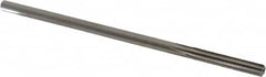 Alvord Polk - Letter E High Speed Steel 6 Flute Chucking Reamer - Straight Flute, 0.2405" Straight Shank, 1-1/2" Flute Length, 6" OAL - Benchmark Tooling