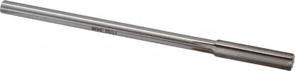Alvord Polk - 11/32" High Speed Steel 6 Flute Chucking Reamer - Straight Flute, 0.2792" Straight Shank, 1-1/2" Flute Length, 6" OAL - Benchmark Tooling