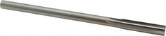 Alvord Polk - 7/16" High Speed Steel 6 Flute Chucking Reamer - Straight Flute, 0.373" Straight Shank, 1-3/4" Flute Length, 7" OAL - Benchmark Tooling