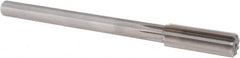 Alvord Polk - 13/16" High Speed Steel 8 Flute Chucking Reamer - Straight Flute, 5/8" Straight Shank, 2-1/2" Flute Length, 9-1/2" OAL - Benchmark Tooling