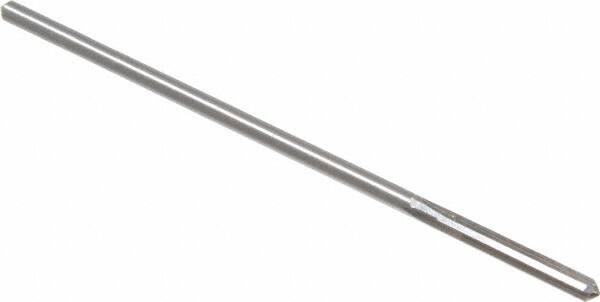 Alvord Polk - #32 High Speed Steel 4 Flute Chucking Reamer - Straight Flute, 0.112" Straight Shank, 7/8" Flute Length, 3-1/2" OAL - Benchmark Tooling