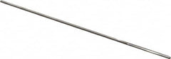 Alvord Polk - #59 High Speed Steel 4 Flute Chucking Reamer - Straight Flute, 0.039" Straight Shank, 1/2" Flute Length, 2-1/2" OAL - Benchmark Tooling