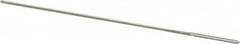 Alvord Polk - #61 High Speed Steel 4 Flute Chucking Reamer - Straight Flute, 0.035" Straight Shank, 1/2" Flute Length, 2-1/2" OAL - Benchmark Tooling