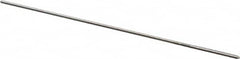 Alvord Polk - #63 High Speed Steel 4 Flute Chucking Reamer - Straight Flute, 0.035" Straight Shank, 1/2" Flute Length, 2-1/2" OAL - Benchmark Tooling