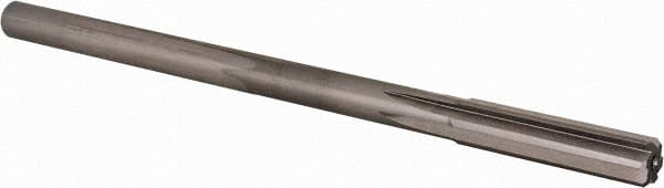 Alvord Polk - Letter Z High Speed Steel 6 Flute Chucking Reamer - Straight Flute, 0.373" Straight Shank, 1-3/4" Flute Length, 7" OAL - Benchmark Tooling