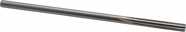 Alvord Polk - 1/4" High Speed Steel 6 Flute Chucking Reamer - Straight Flute, 0.2405" Straight Shank, 1-1/2" Flute Length, 6" OAL - Benchmark Tooling