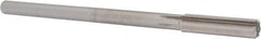 Alvord Polk - 7/16" High Speed Steel 6 Flute Chucking Reamer - Straight Flute, 0.373" Straight Shank, 1-3/4" Flute Length, 7" OAL - Benchmark Tooling