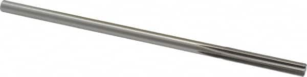 Alvord Polk - 1/4" High Speed Steel 6 Flute Chucking Reamer - Straight Flute, 0.2405" Straight Shank, 1-1/2" Flute Length, 6" OAL - Benchmark Tooling