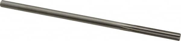 Alvord Polk - 1/4" High Speed Steel 6 Flute Chucking Reamer - Straight Flute, 0.2405" Straight Shank, 1-1/2" Flute Length, 6" OAL - Benchmark Tooling