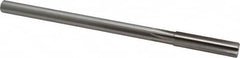 Alvord Polk - 1/2" High Speed Steel 6 Flute Chucking Reamer - Straight Flute, 0.4355" Straight Shank, 2" Flute Length, 8" OAL - Benchmark Tooling