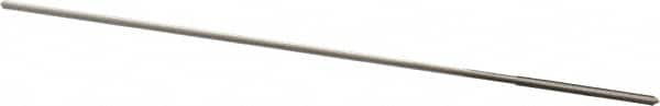 Alvord Polk - 1mm High Speed Steel 4 Flute Chucking Reamer - Straight Flute, 0.035" Straight Shank, 1/2" Flute Length, 2-1/2" OAL - Benchmark Tooling