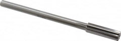 Alvord Polk - 15.5mm High Speed Steel 8 Flute Chucking Reamer - Straight Flute, 0.4355" Straight Shank, 2" Flute Length, 8" OAL - Benchmark Tooling