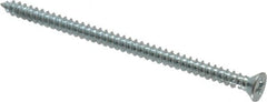 Value Collection - #8 Flat Head Phillips Sheet Metal Screw - Steel, 3" OAL, Grade 2 - Benchmark Tooling