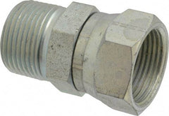 Eaton - 1" Tube OD, 37° Steel Flared Tube Female JIC 37° Swivel to Male Pipe Adapter - 1 NPT - Benchmark Tooling