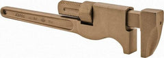 Ampco - 21" Aluminum Bronze Alloy Monkey Wrench - 4-1/8" Pipe Capacity - Benchmark Tooling