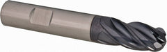 SGS - 9/16" Diam, 1-1/8" LOC, 4 Flute Solid Carbide Ball End Mill - Benchmark Tooling