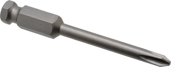 Apex - #2 Phillips Screwdriver Bit - 7/16" Hex Drive, 3-1/2" OAL - Benchmark Tooling