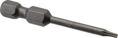 Apex - T6 Torx Bit - 1/4" Hex Drive, 1-15/16" OAL - Benchmark Tooling