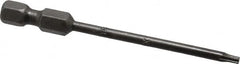 Apex - T8 Torx Bit - 1/4" Hex Drive, 2-3/4" OAL - Benchmark Tooling