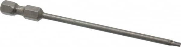 Apex - T8 Torx Bit - 1/4" Hex Drive, 3-1/2" OAL - Benchmark Tooling