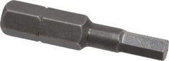 Apex - 5/32" Hex Screwdriver Bit - 1/4" Drive, 1-5/16" OAL - Benchmark Tooling