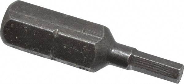 Apex - 2.5mm Hex Screwdriver Bit - 1/4" Drive, 1" OAL - Benchmark Tooling