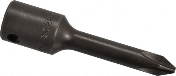 Apex - #2, Square Service Drive Phillips Screwdriver Bit - Benchmark Tooling